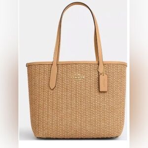 Brand New Coach Mini City Tote! Natural Color. Must have for your collection.
